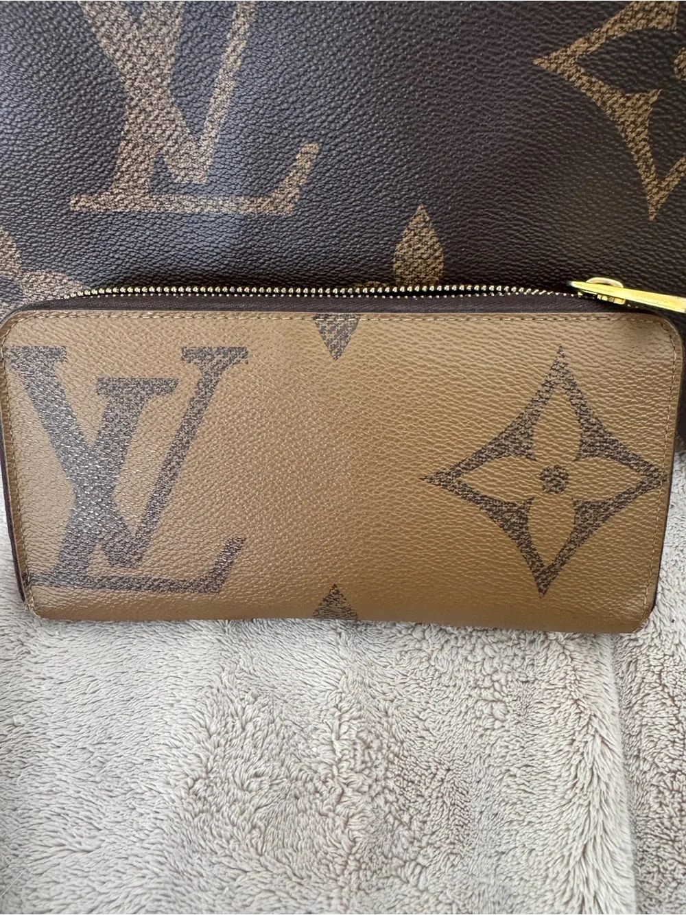 Louis Vuitton On the Go GM with Matching Wallet